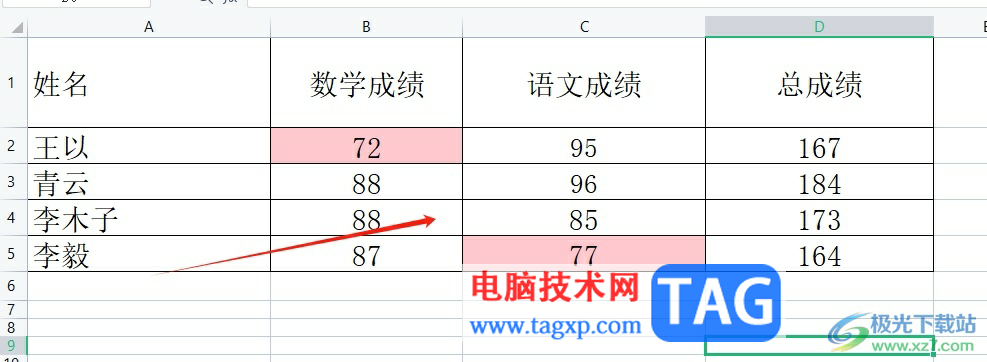 wps表格给数字标色的教程