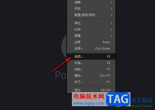 PotPlayer设置无字幕时自动搜索字幕的方法