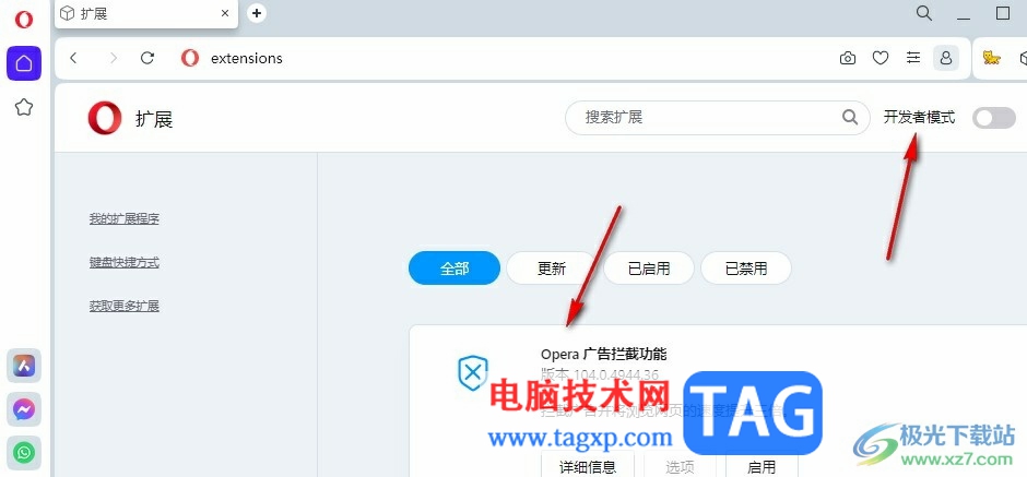欧朋浏览器开启开发者模式的方法