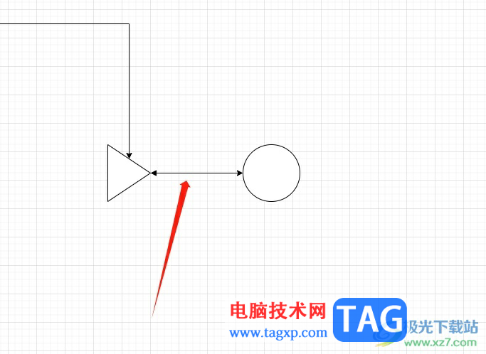 ​Draw.io把连接线变成单向箭头的教程