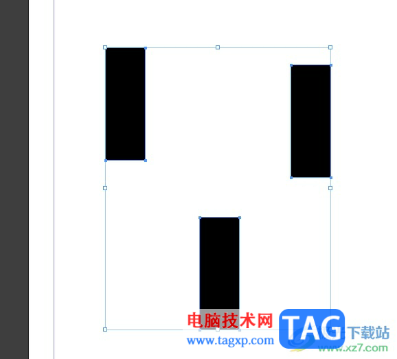 InDesign将多个图形进行水平居中设置的教程