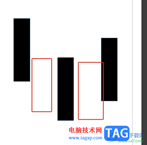 InDesign将多个图形进行水平居中设置的教程