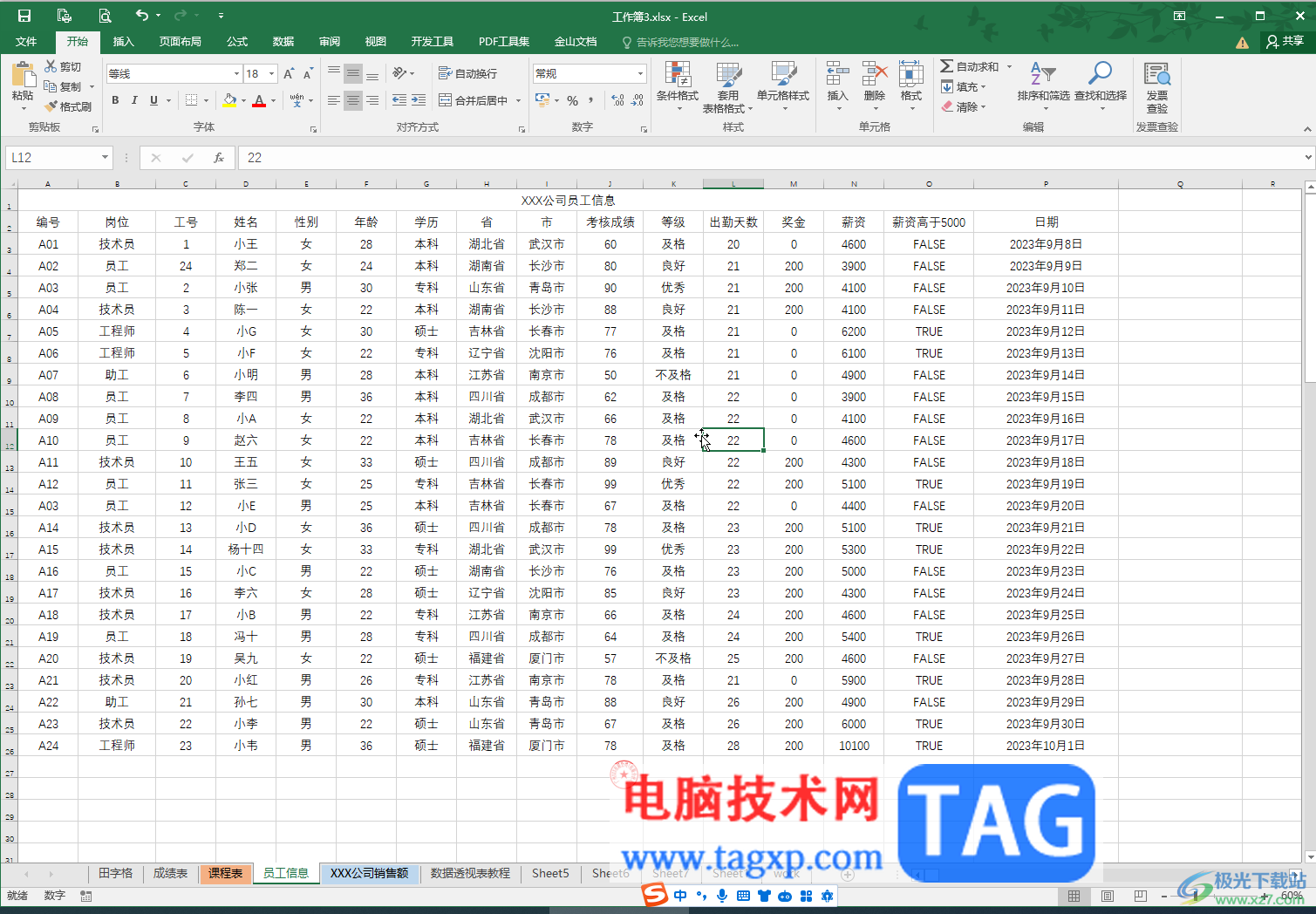 Excel表格设置输入指定内容变为特定格式的方法教程