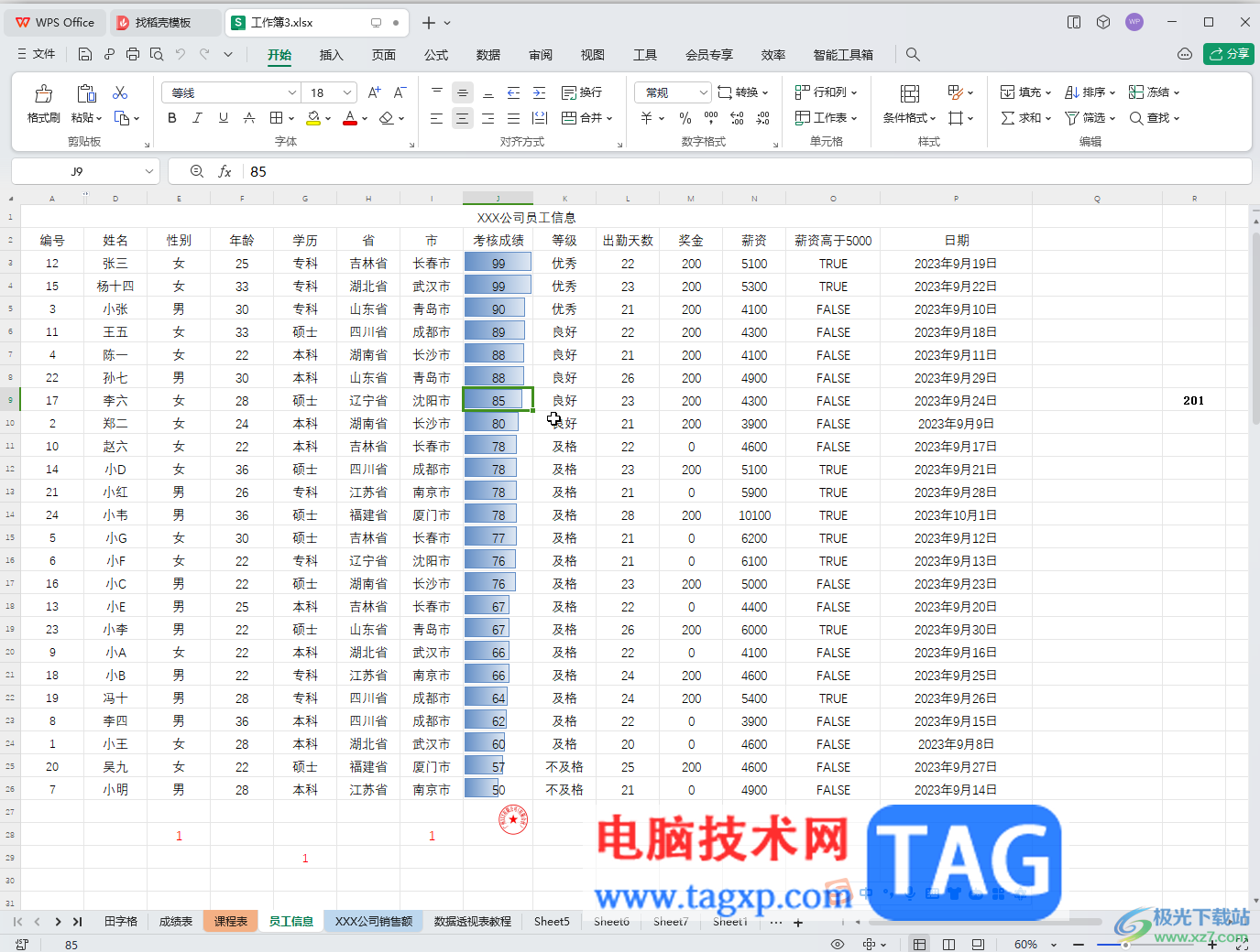 WPS Excel电脑版锁定部分单元格进行保护的方法教程