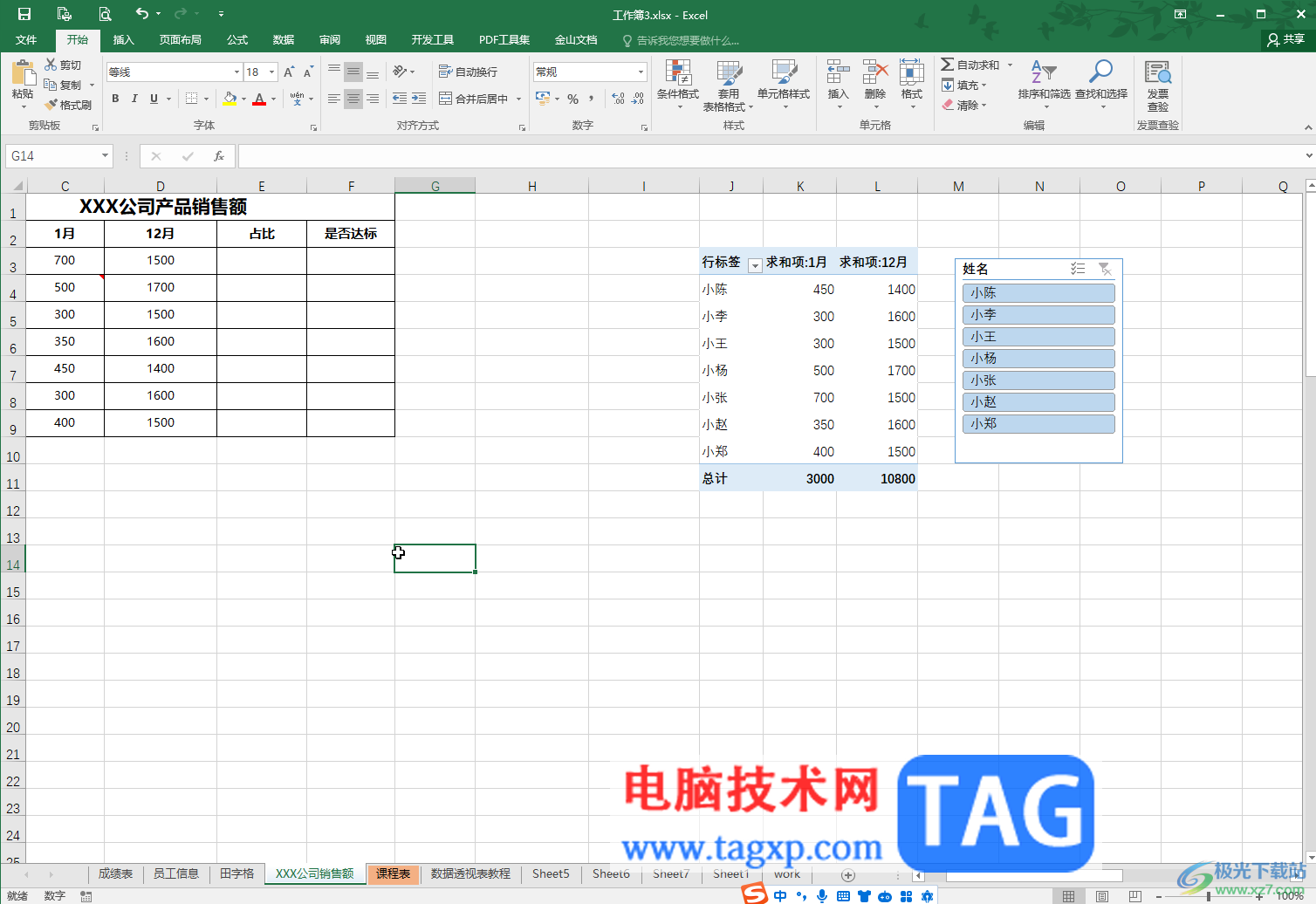 Excel表格在柱形图上方添加折线图的方法教程