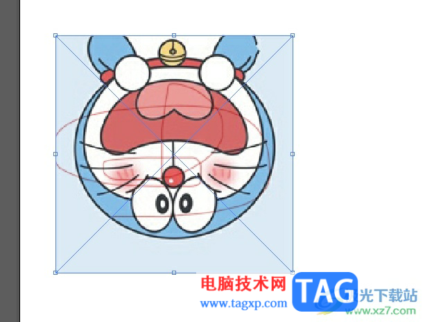 ​illustrator将图片水平翻转的教程