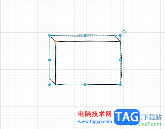 Draw.io给线框设置卡通效果的教程