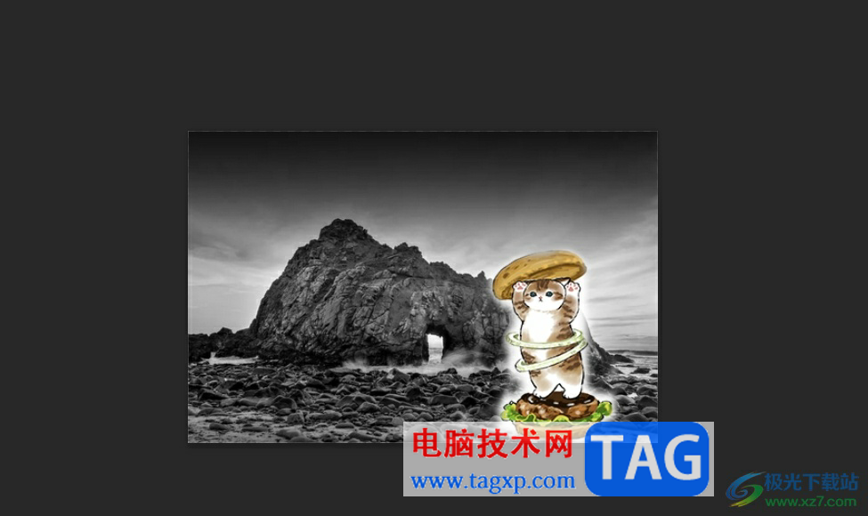 ​photoshop将两张图片融合在一起的教程