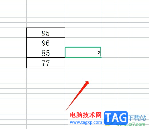 wps表格让一组数据除以一个数的教程