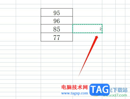 wps表格让一组数据除以一个数的教程