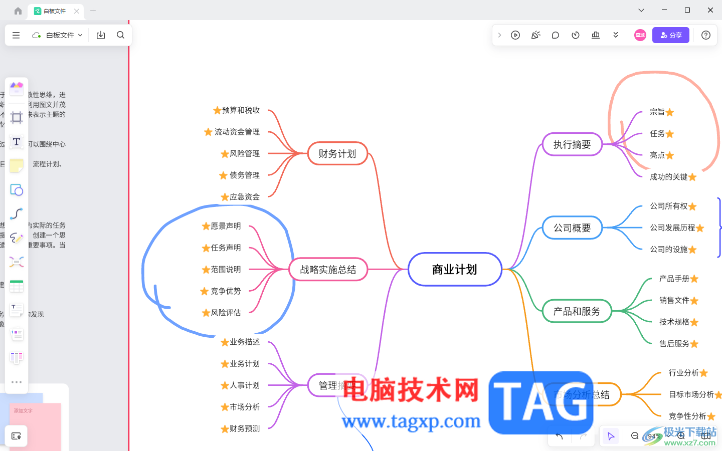 pixso插入的模板太大了调整显示比例的方法