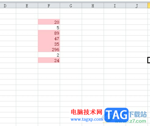 ​excel将大于10的数字用红色显示的教程