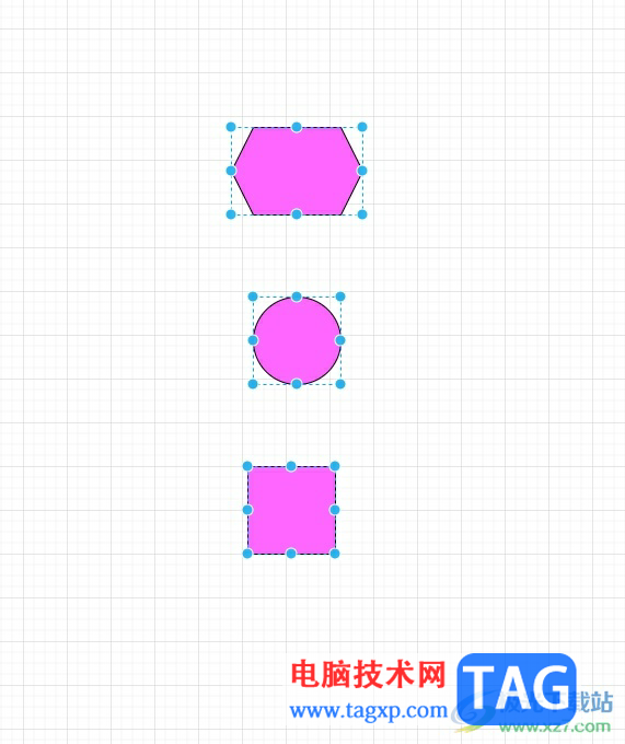 ​Draw.io将多个形状之间的间距设置一致的教程