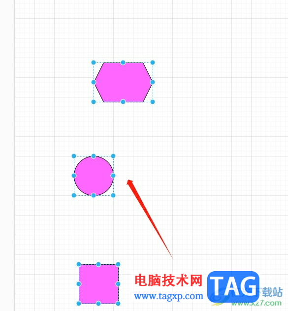 ​Draw.io将多个形状之间的间距设置一致的教程