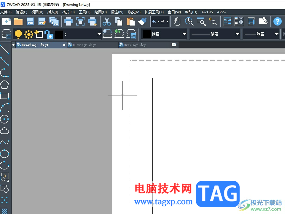 ​中望cad设置新建布局时不自动创建视口的教程