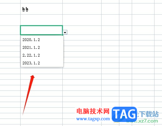 ​wps表格设置一个日期选择框的教程