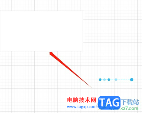 Draw.io在长方形里面画横线的教程