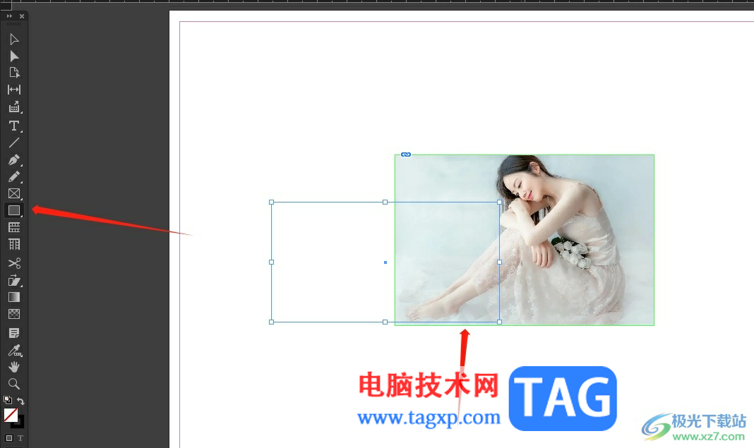 ​InDesign将添加的图片颜色进行部分修改的教程
