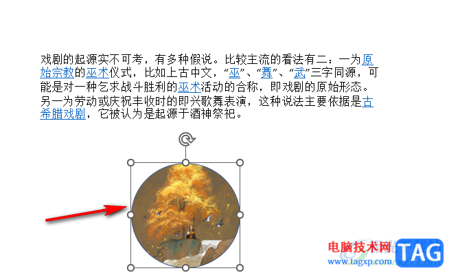 PPT插入圆形图片的方法